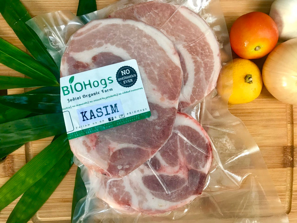 KASIM / PORK SHOULDER (skin on - organically raised) 500g