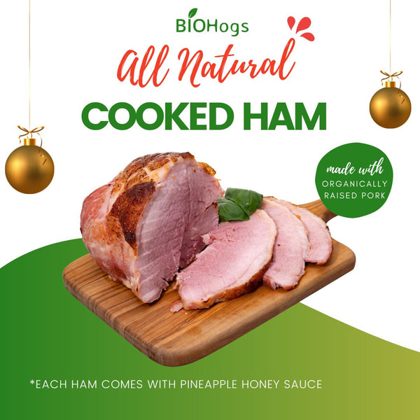 All Natural Cooked Pork Ham - WHOLE